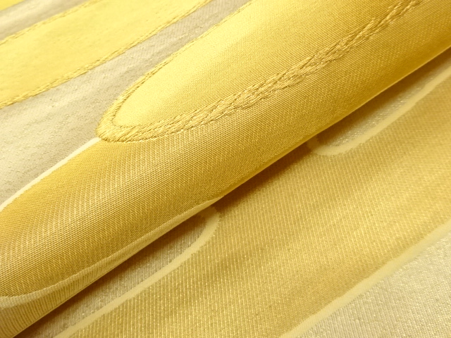  霞模様織出し袋帯